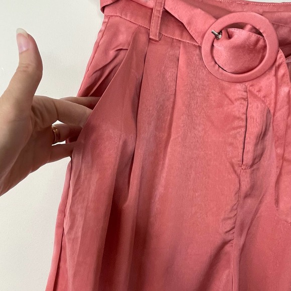 VICI Collection Coral Belted High Waist Wide Leg Pants NWT Size X-Small - Picture 5 of 9